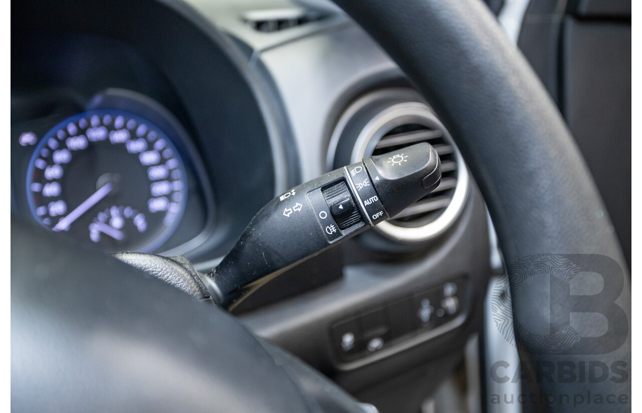 09/2019 Hyundai Kona Go FW OS.2 MY19 4D Wagon White 2.0L