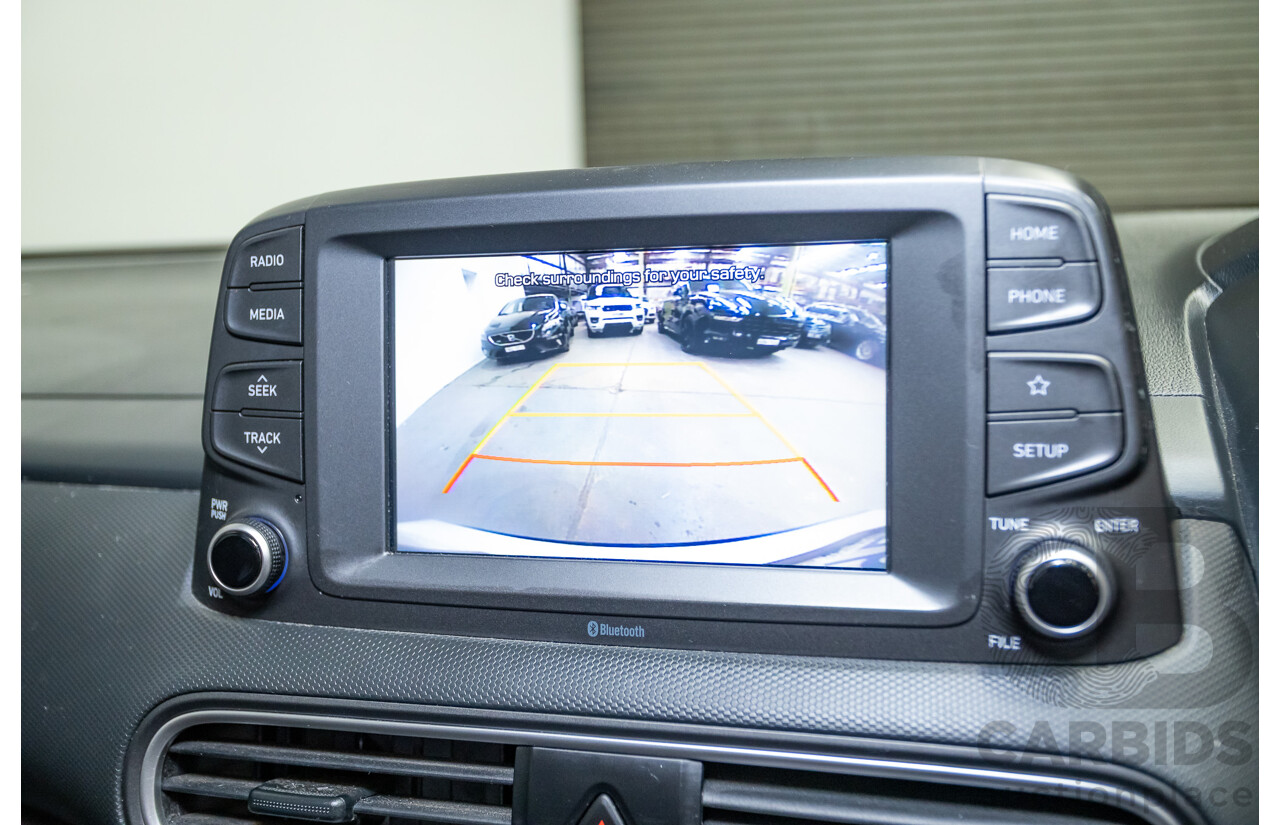 09/2019 Hyundai Kona Go FW OS.2 MY19 4D Wagon White 2.0L