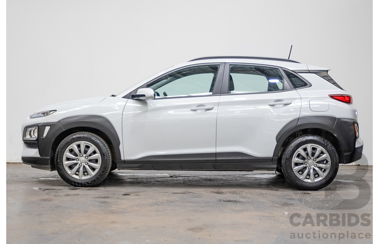 09/2019 Hyundai Kona Go FW OS.2 MY19 4D Wagon White 2.0L