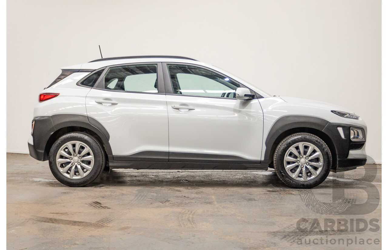09/2019 Hyundai Kona Go FW OS.2 MY19 4D Wagon White 2.0L
