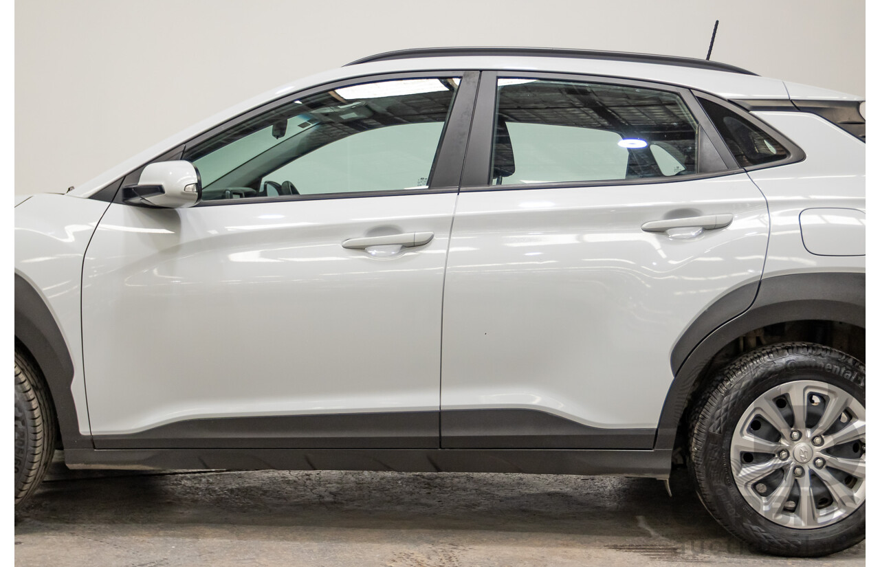 09/2019 Hyundai Kona Go FW OS.2 MY19 4D Wagon White 2.0L
