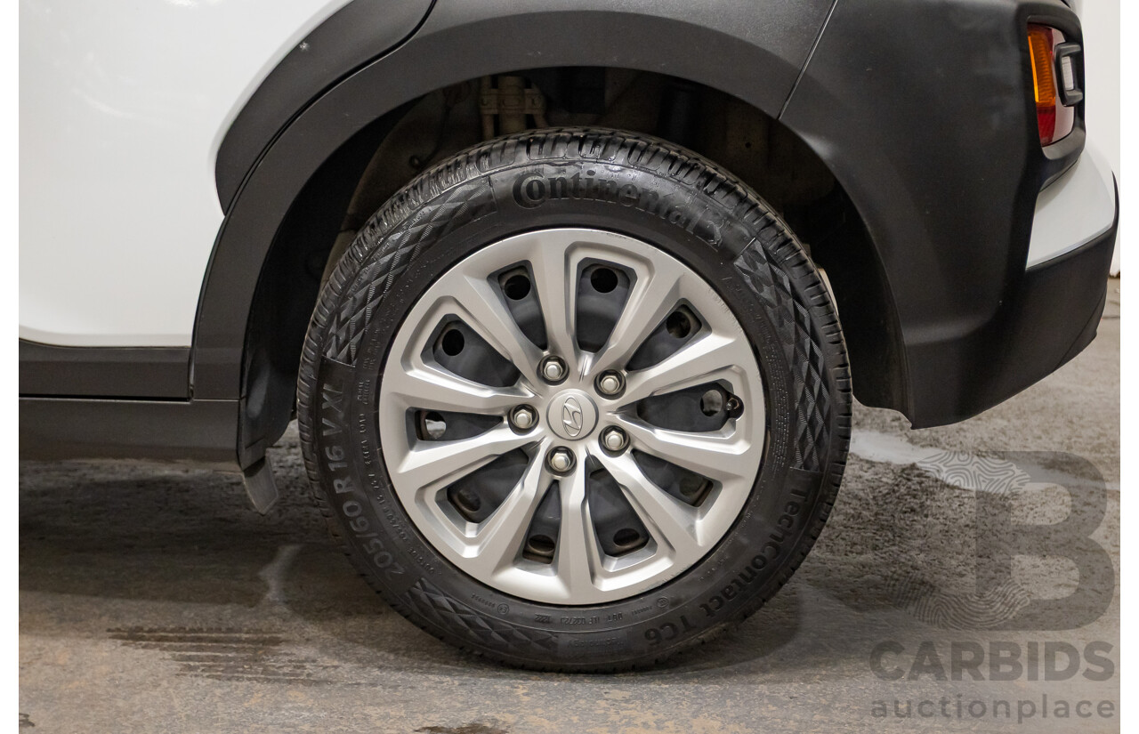 09/2019 Hyundai Kona Go FW OS.2 MY19 4D Wagon White 2.0L