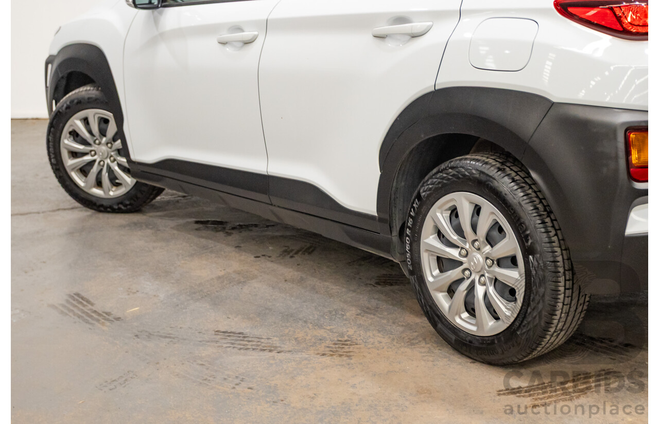 09/2019 Hyundai Kona Go FW OS.2 MY19 4D Wagon White 2.0L