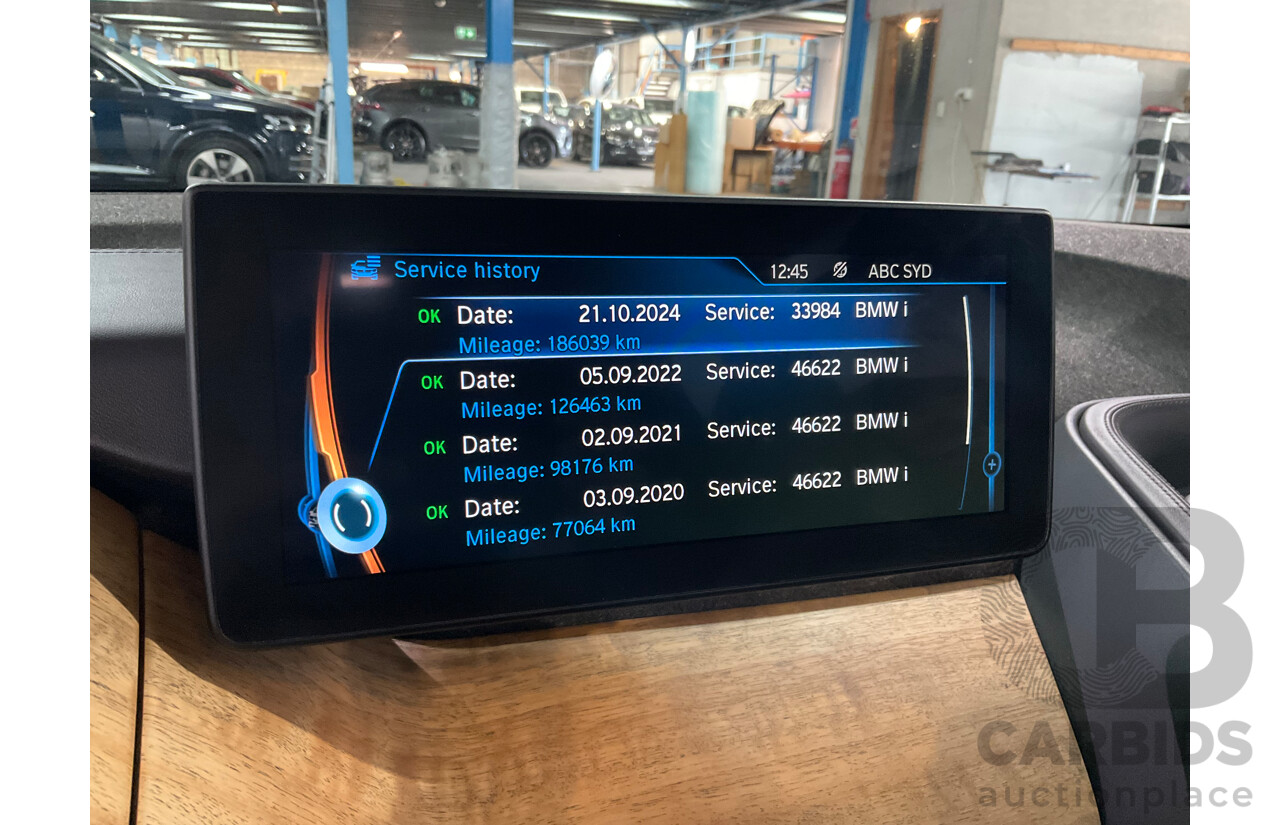 4/2016 BMW i3 REx Hybrid (RWD) IO1 4d Hatchback Mineral Grey/Fluid Black 0.6L - 125kW Electric