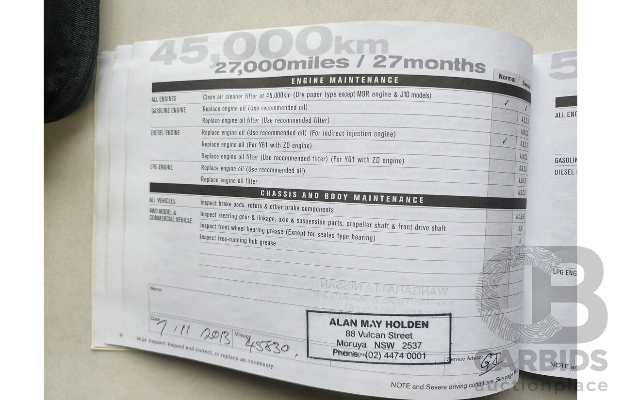 8/2011 Nissan Navara ST (4x4) D40 Dual Cab P/Up Grey 2.5L