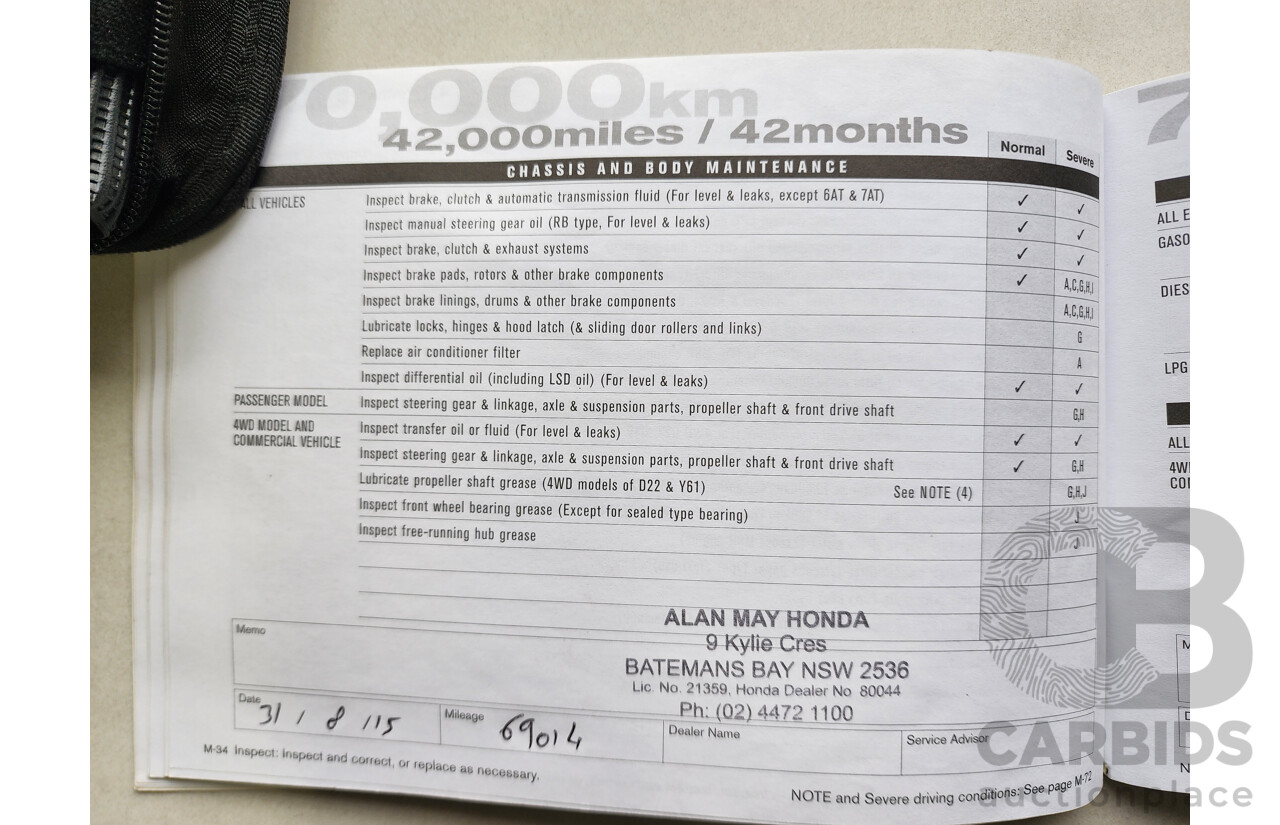 8/2011 Nissan Navara ST (4x4) D40 Dual Cab P/Up Grey 2.5L