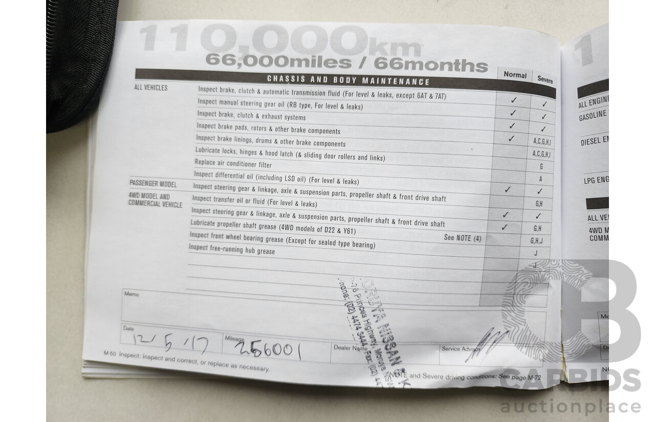 8/2011 Nissan Navara ST (4x4) D40 Dual Cab P/Up Grey 2.5L