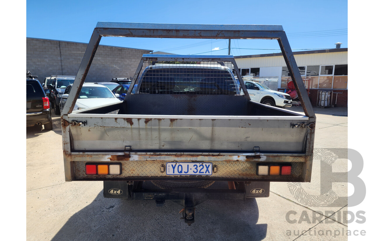 8/2011 Nissan Navara ST (4x4) D40 Dual Cab P/Up Grey 2.5L