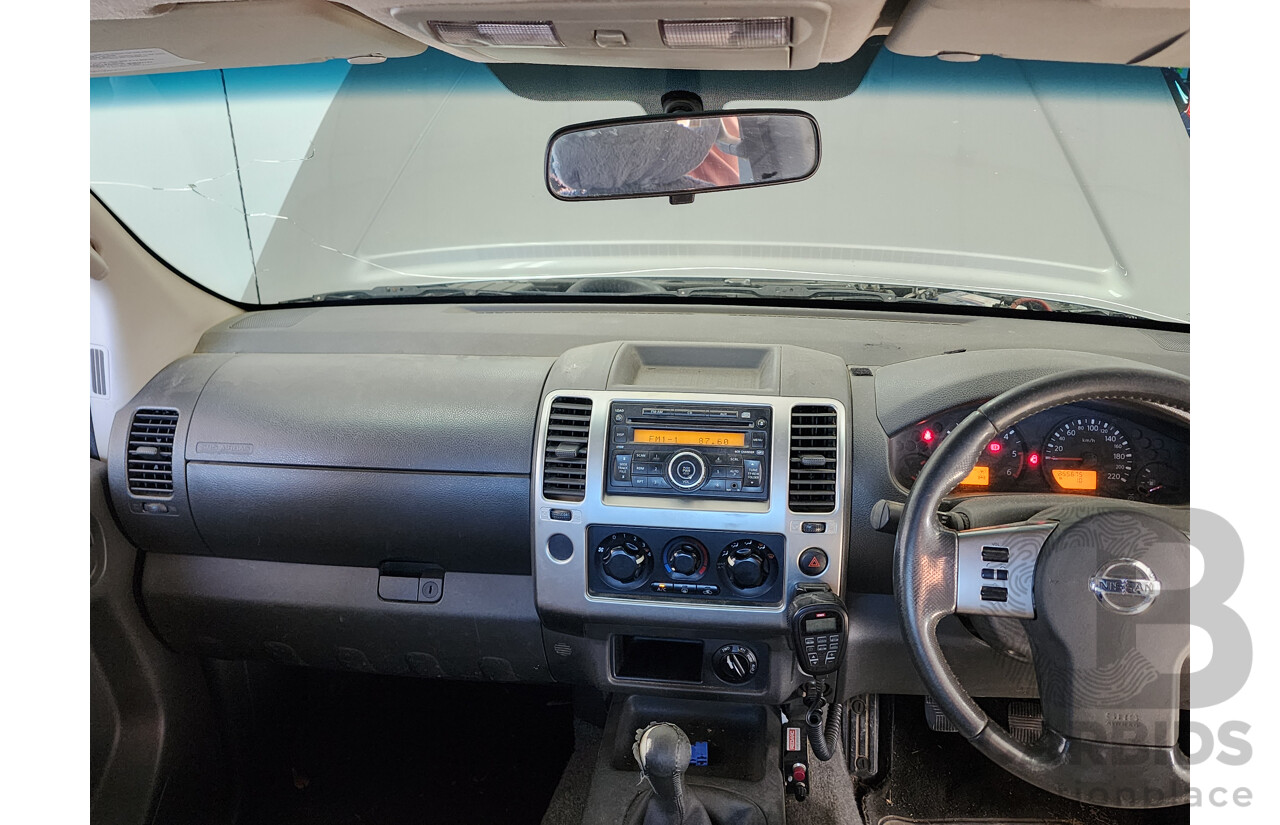 8/2011 Nissan Navara ST (4x4) D40 Dual Cab P/Up Grey 2.5L