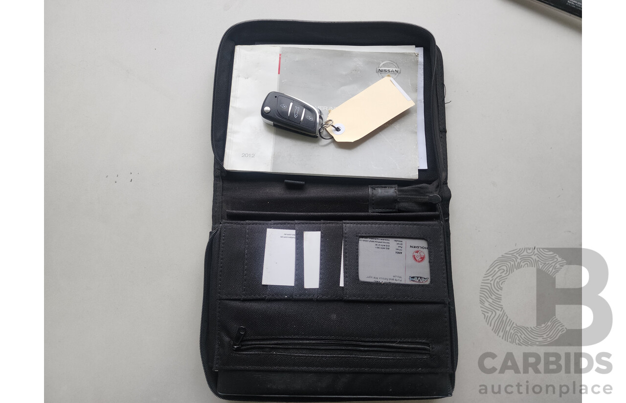 8/2011 Nissan Navara ST (4x4) D40 Dual Cab P/Up Grey 2.5L