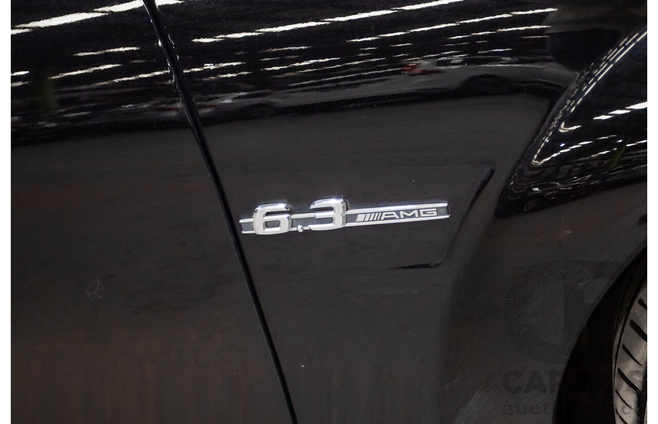 03/2009 Mercedes-Benz C63 AMG W204 4D Sedan Obsidian Black Metallic V8 6.2L