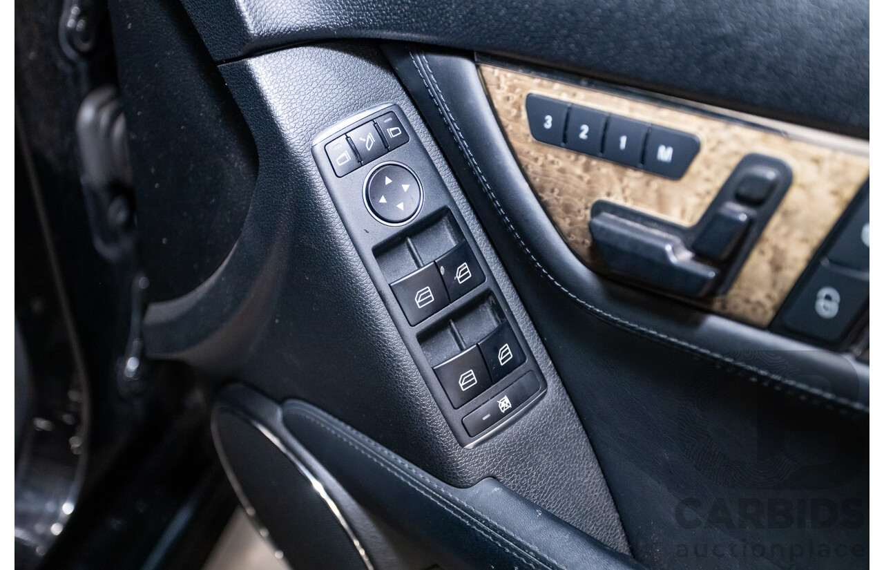 03/2009 Mercedes-Benz C63 AMG W204 4D Sedan Obsidian Black Metallic V8 6.2L