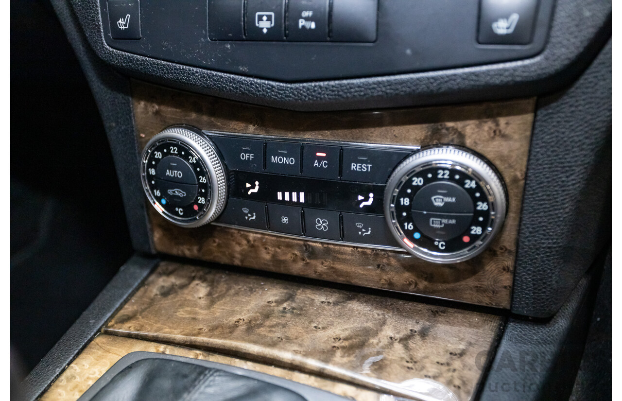 03/2009 Mercedes-Benz C63 AMG W204 4D Sedan Obsidian Black Metallic V8 6.2L