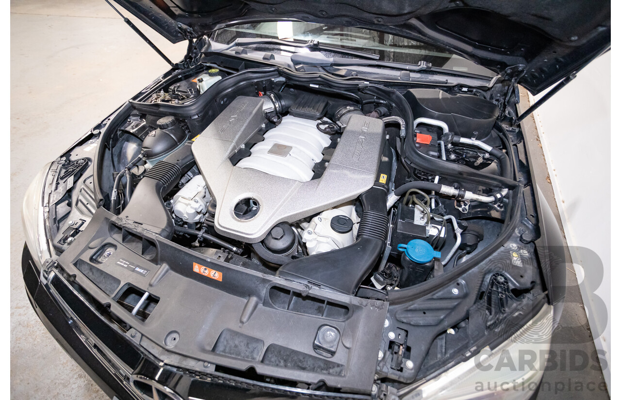 03/2009 Mercedes-Benz C63 AMG W204 4D Sedan Obsidian Black Metallic V8 6.2L