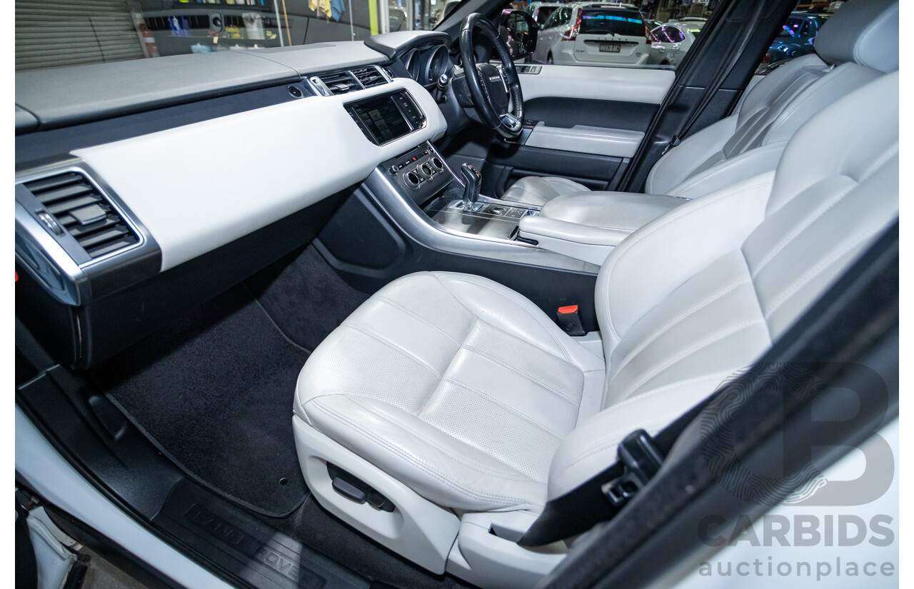 03/2014 Range Rover Range Rover Sport 3.0 TDV6 SE (AWD) LW 4D Wagon Fuji White Turbo Diesel 3.0L