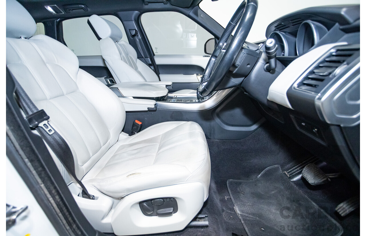 03/2014 Range Rover Range Rover Sport 3.0 TDV6 SE (AWD) LW 4D Wagon Fuji White Turbo Diesel 3.0L