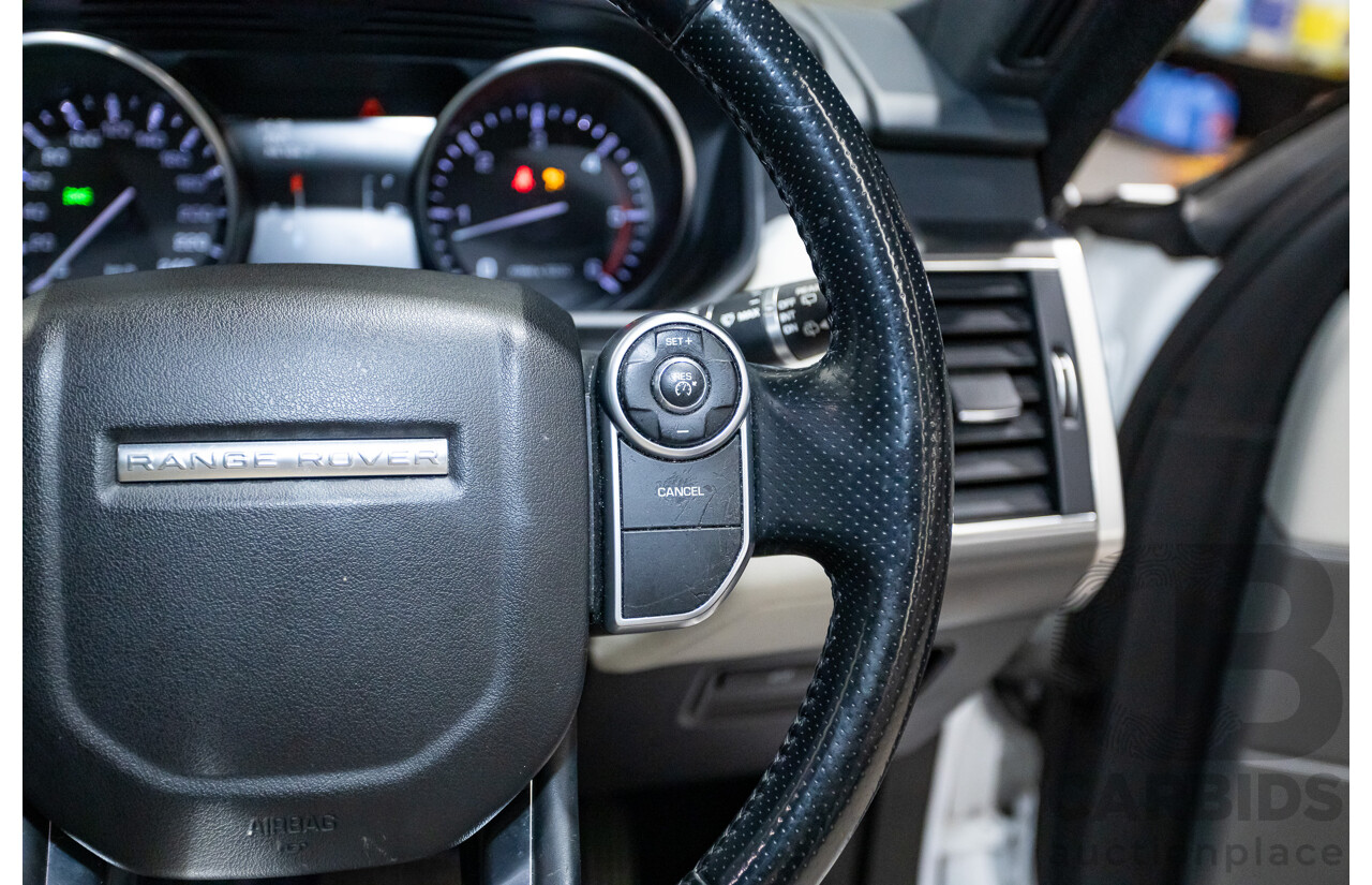 03/2014 Range Rover Range Rover Sport 3.0 TDV6 SE (AWD) LW 4D Wagon Fuji White Turbo Diesel 3.0L