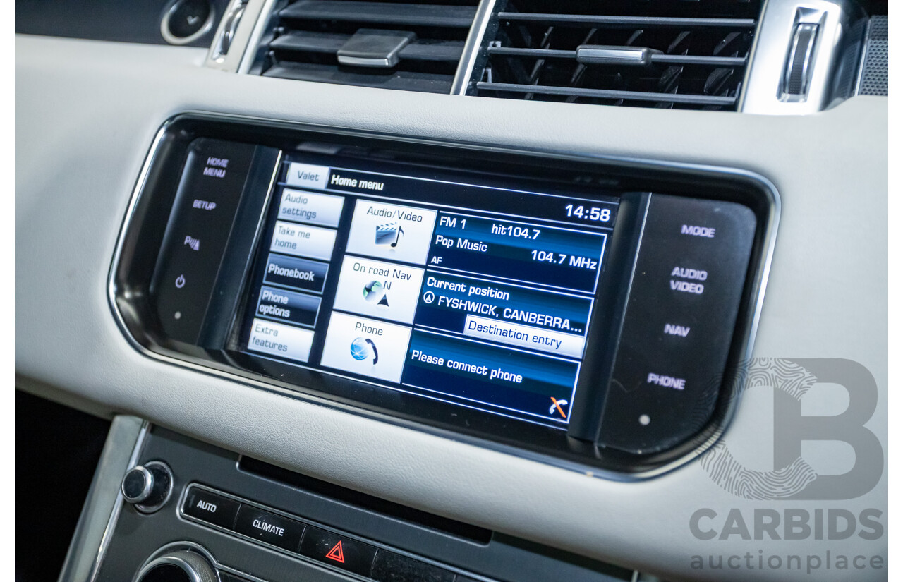 03/2014 Range Rover Range Rover Sport 3.0 TDV6 SE (AWD) LW 4D Wagon Fuji White Turbo Diesel 3.0L