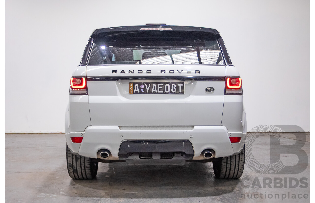 03/2014 Range Rover Range Rover Sport 3.0 TDV6 SE (AWD) LW 4D Wagon Fuji White Turbo Diesel 3.0L
