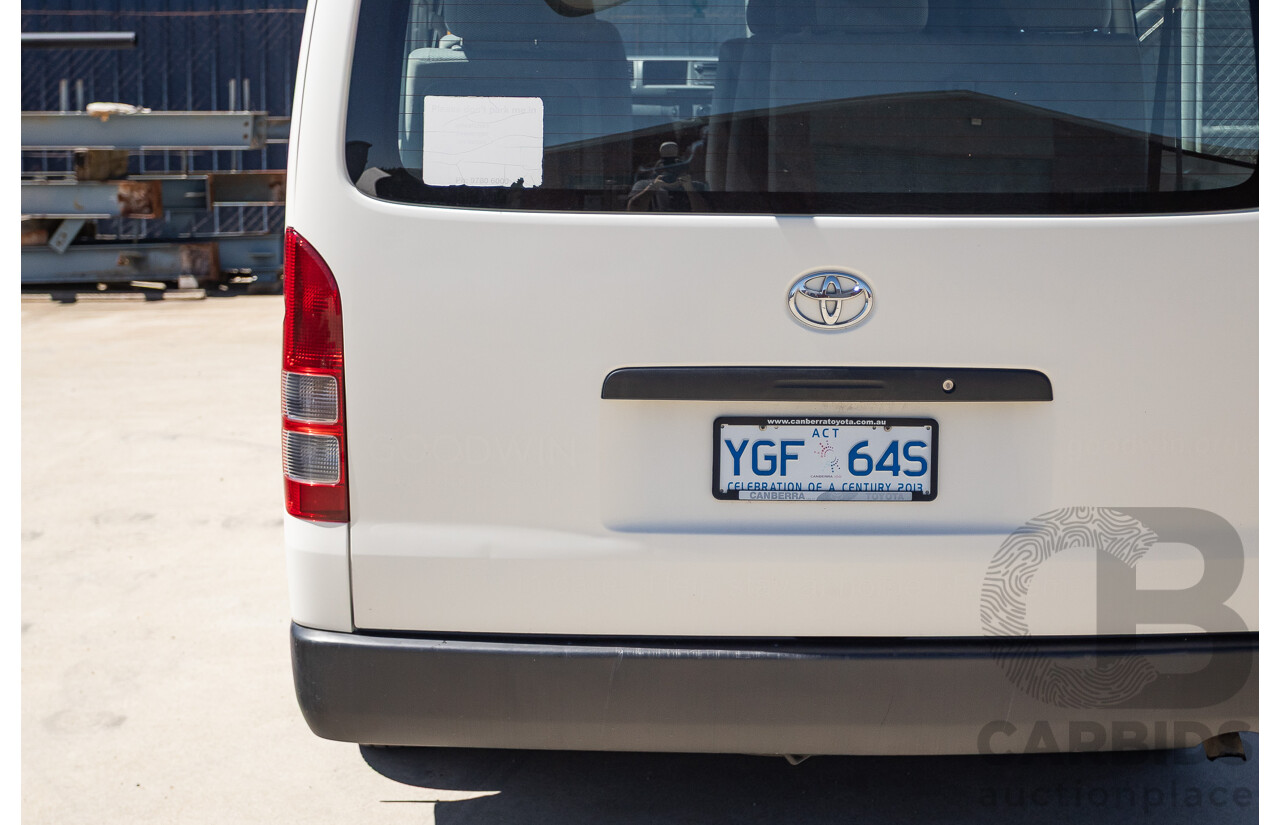 7/2008 Toyota Hiace Commuter KDH223R MY07 UPGRADE Bus White 3.0L - 10 seats