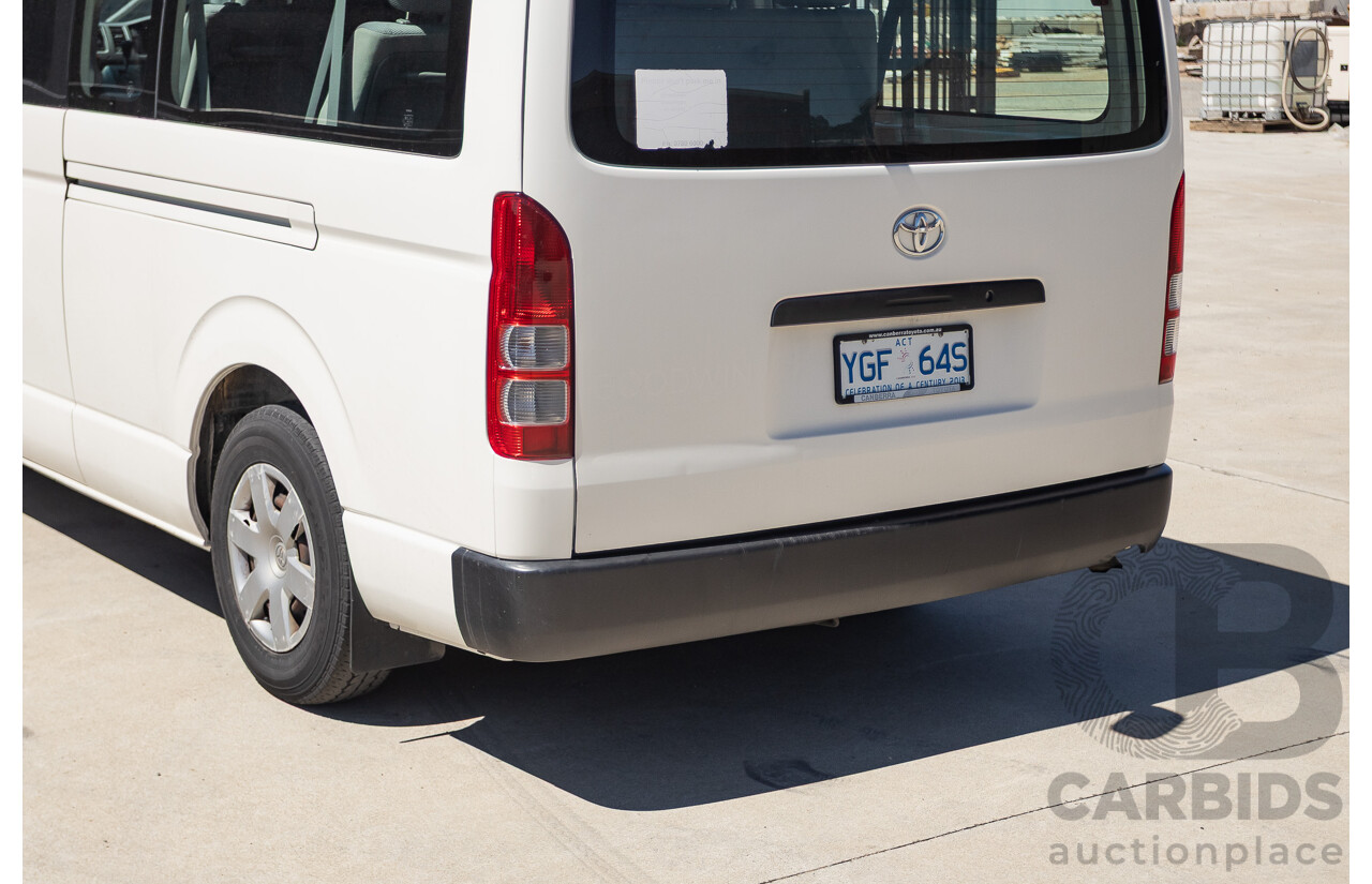 7/2008 Toyota Hiace Commuter KDH223R MY07 UPGRADE Bus White 3.0L - 10 seats