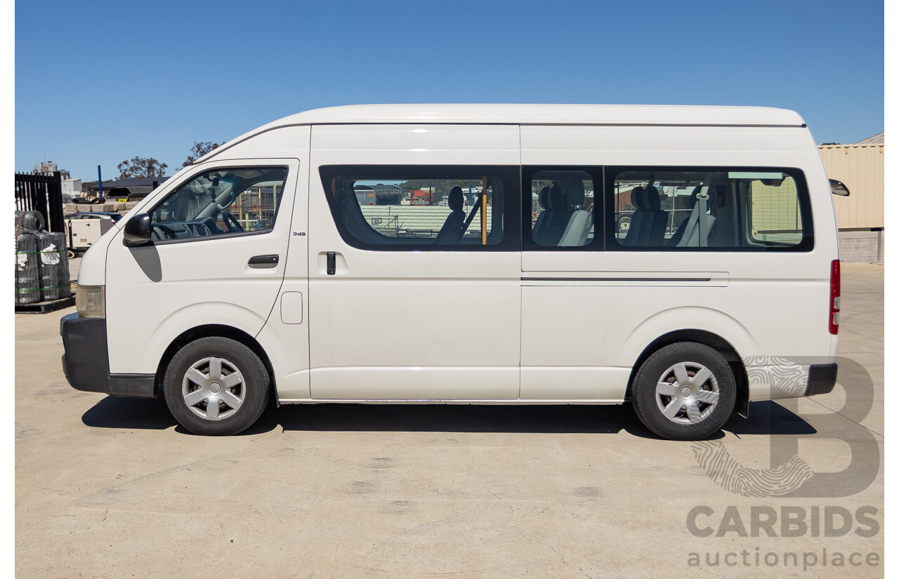 7/2008 Toyota Hiace Commuter KDH223R MY07 UPGRADE Bus White 3.0L - 10 seats