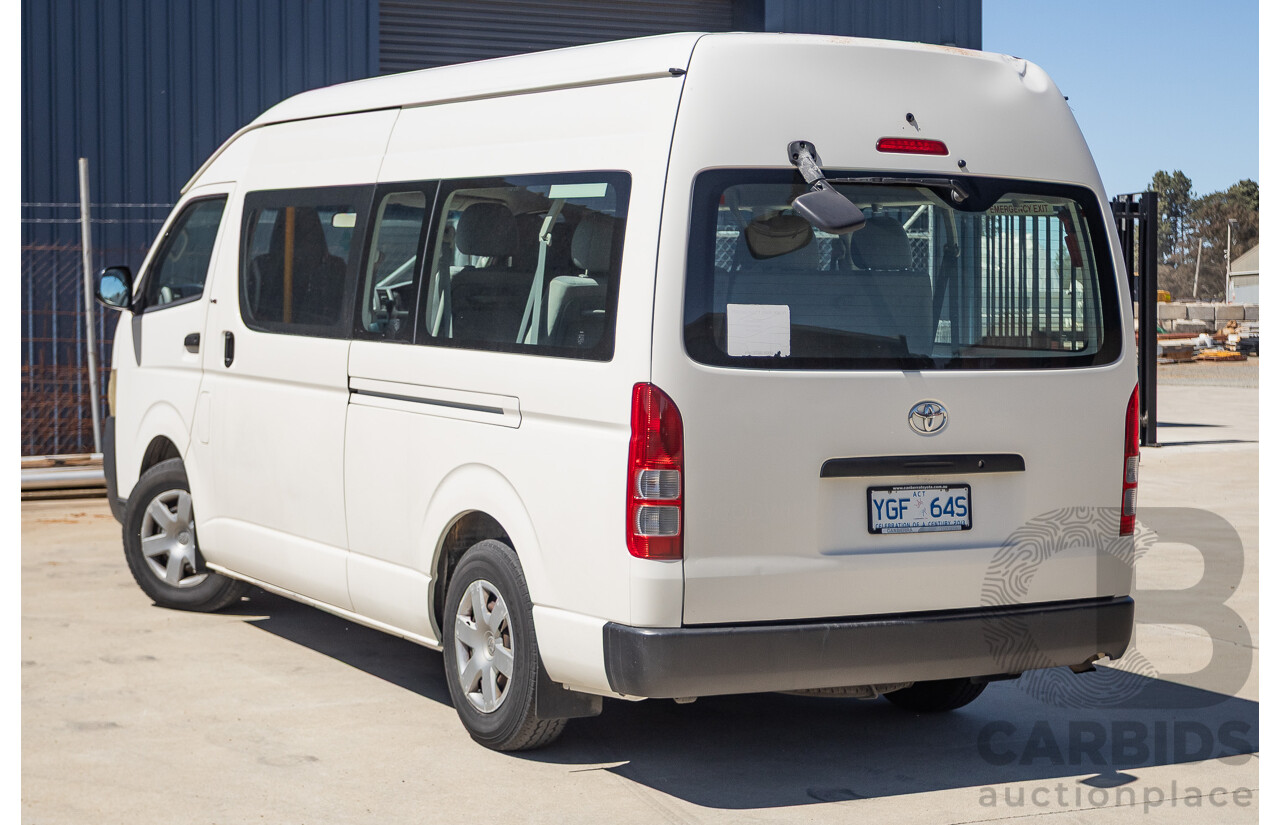 7/2008 Toyota Hiace Commuter KDH223R MY07 UPGRADE Bus White 3.0L - 10 seats