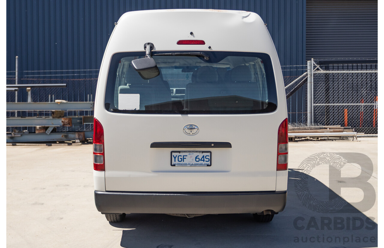7/2008 Toyota Hiace Commuter KDH223R MY07 UPGRADE Bus White 3.0L - 10 seats