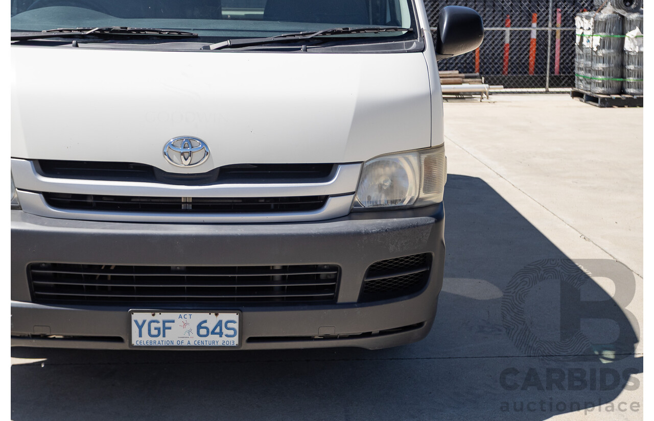 7/2008 Toyota Hiace Commuter KDH223R MY07 UPGRADE Bus White 3.0L - 10 seats