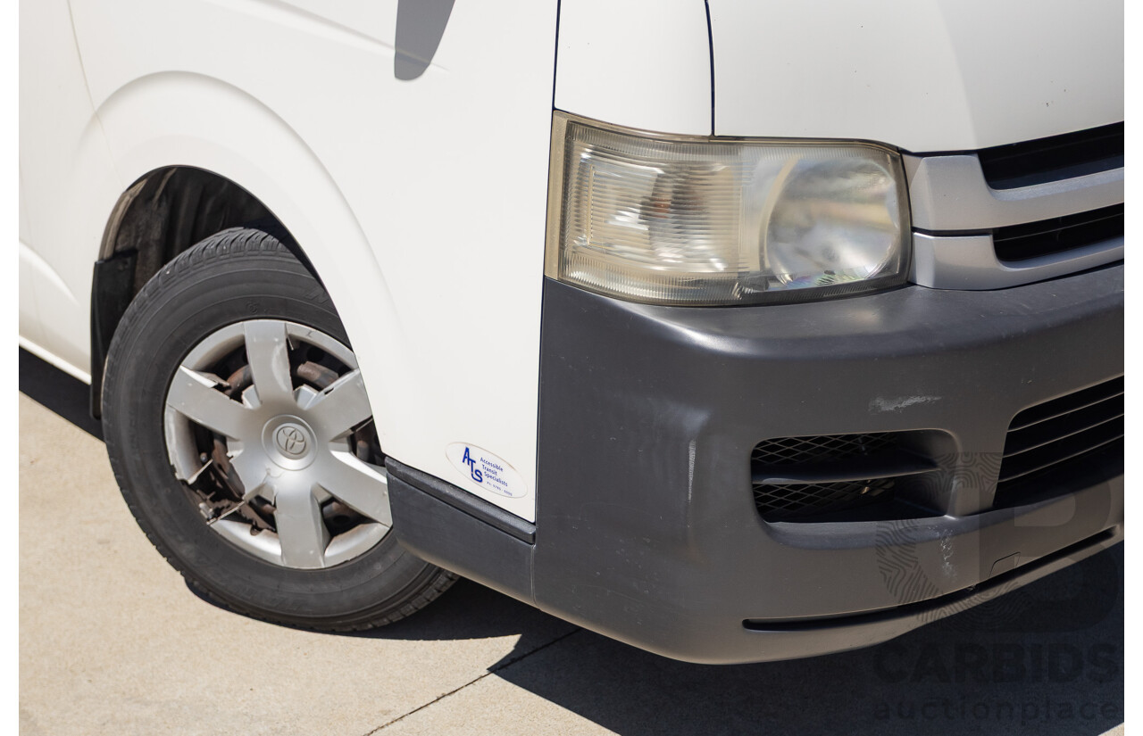 7/2008 Toyota Hiace Commuter KDH223R MY07 UPGRADE Bus White 3.0L - 10 seats