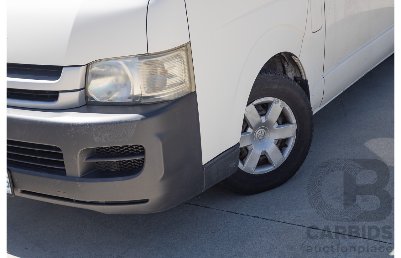 7/2008 Toyota Hiace Commuter KDH223R MY07 UPGRADE Bus White 3.0L - 10 seats