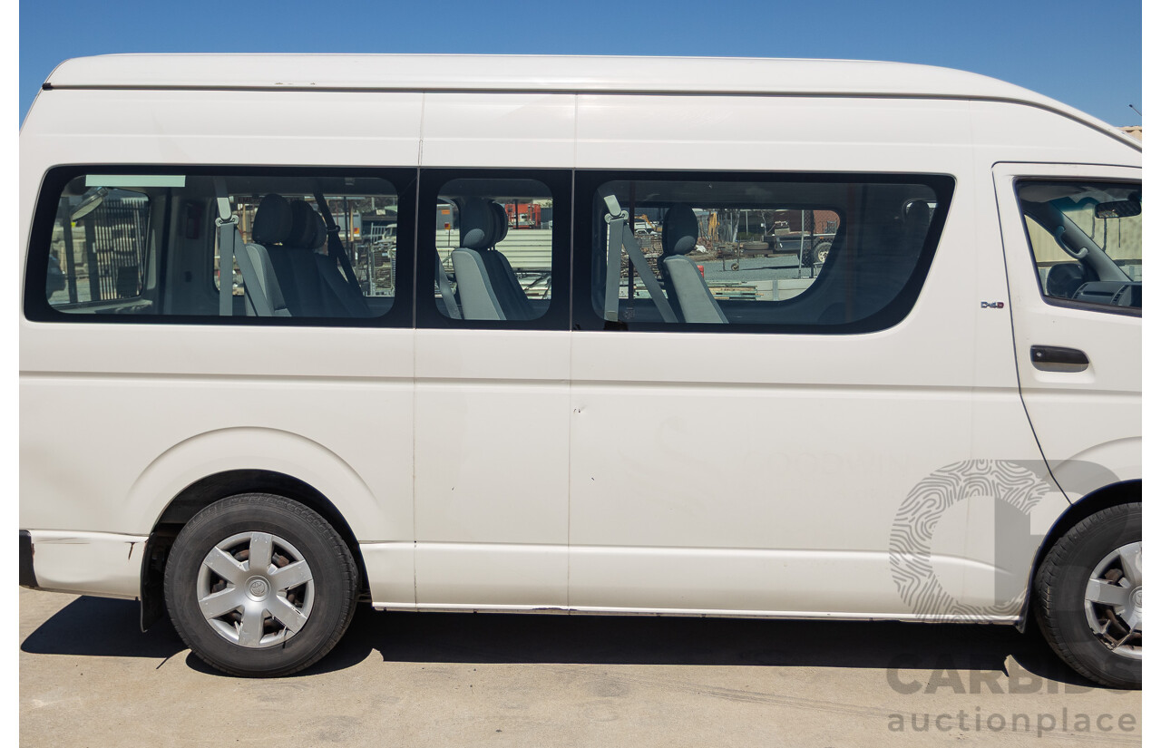7/2008 Toyota Hiace Commuter KDH223R MY07 UPGRADE Bus White 3.0L - 10 seats