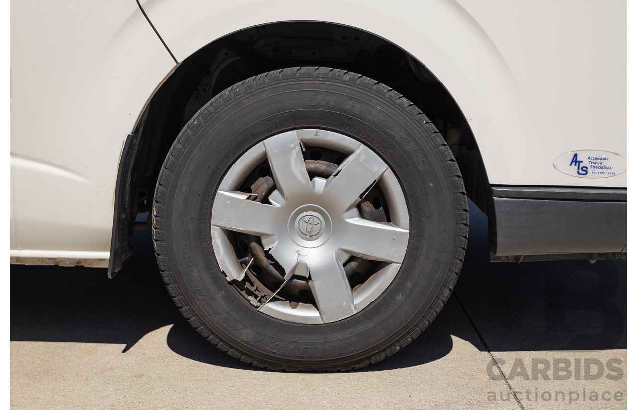 7/2008 Toyota Hiace Commuter KDH223R MY07 UPGRADE Bus White 3.0L - 10 seats