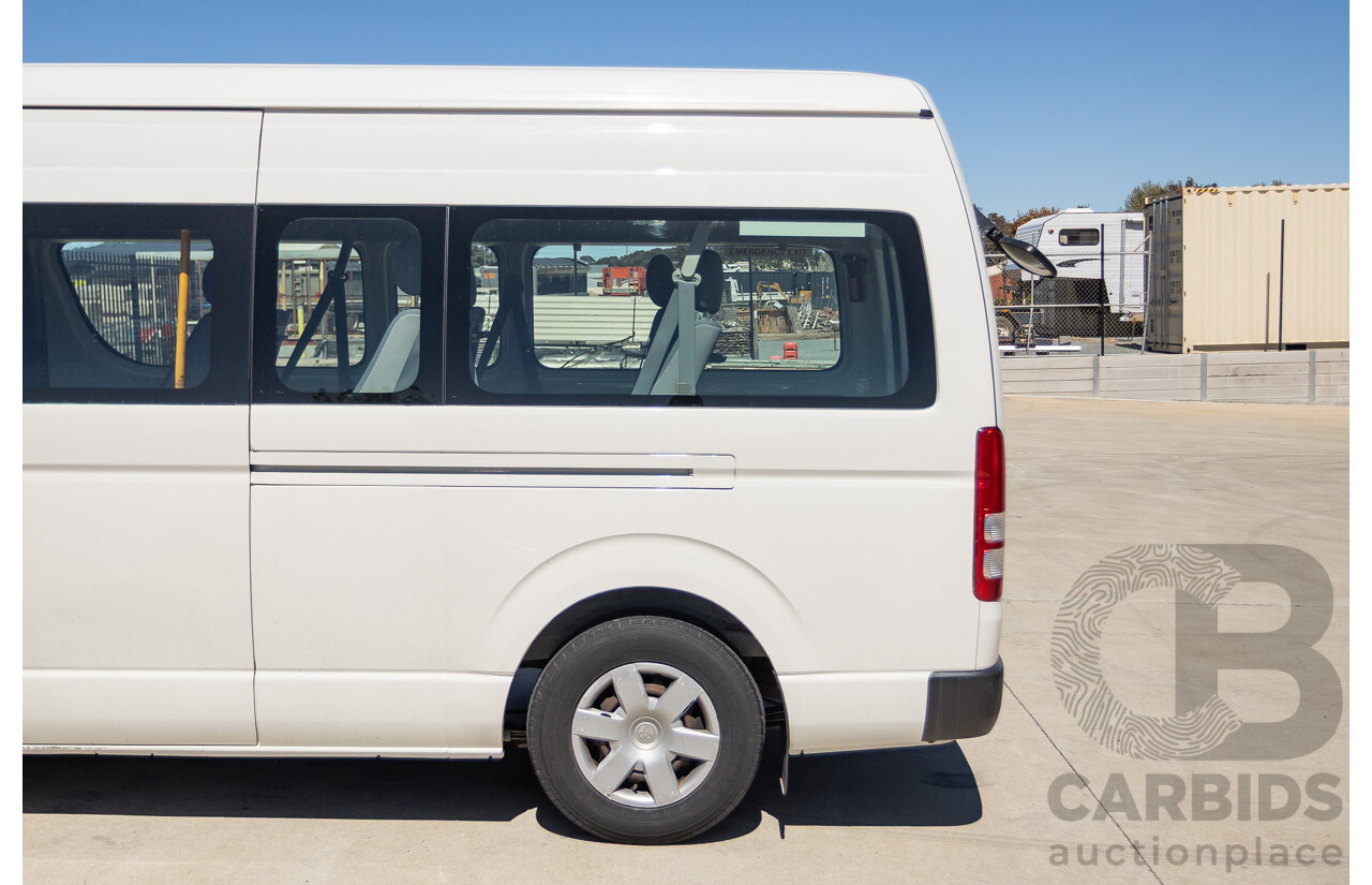 7/2008 Toyota Hiace Commuter KDH223R MY07 UPGRADE Bus White 3.0L - 10 seats