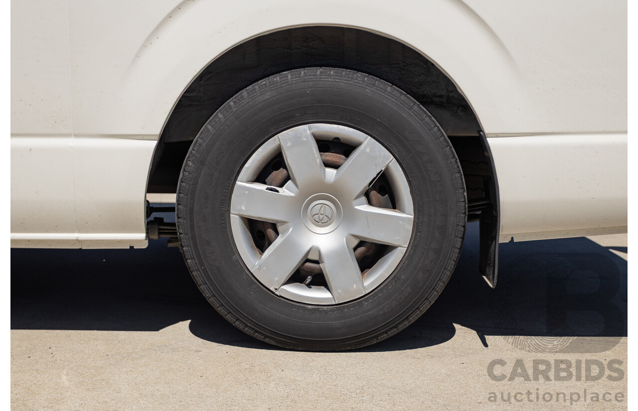 7/2008 Toyota Hiace Commuter KDH223R MY07 UPGRADE Bus White 3.0L - 10 seats