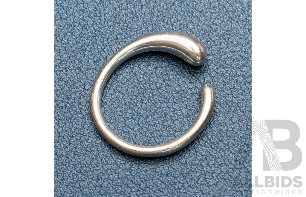 Georg Jensen. Sterling Silver MERCY Ring, Mini #634G, Size O (56), 3.50 Grams
