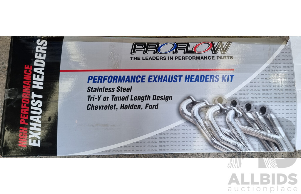Proflow Performance Exhaust Header Complete Kit to Suit Early V8 Holden 253, 308, Tri - Y - ORP - $838.95