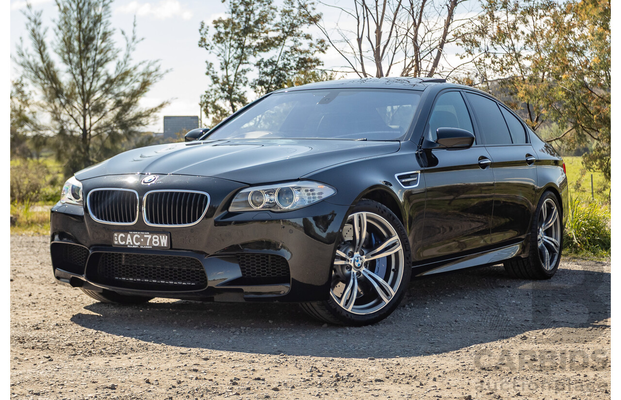 7/2012 BMW M5 F10 MY12 4d Sedan Sapphire Black Metallic Twin Turbo V8 4.4L