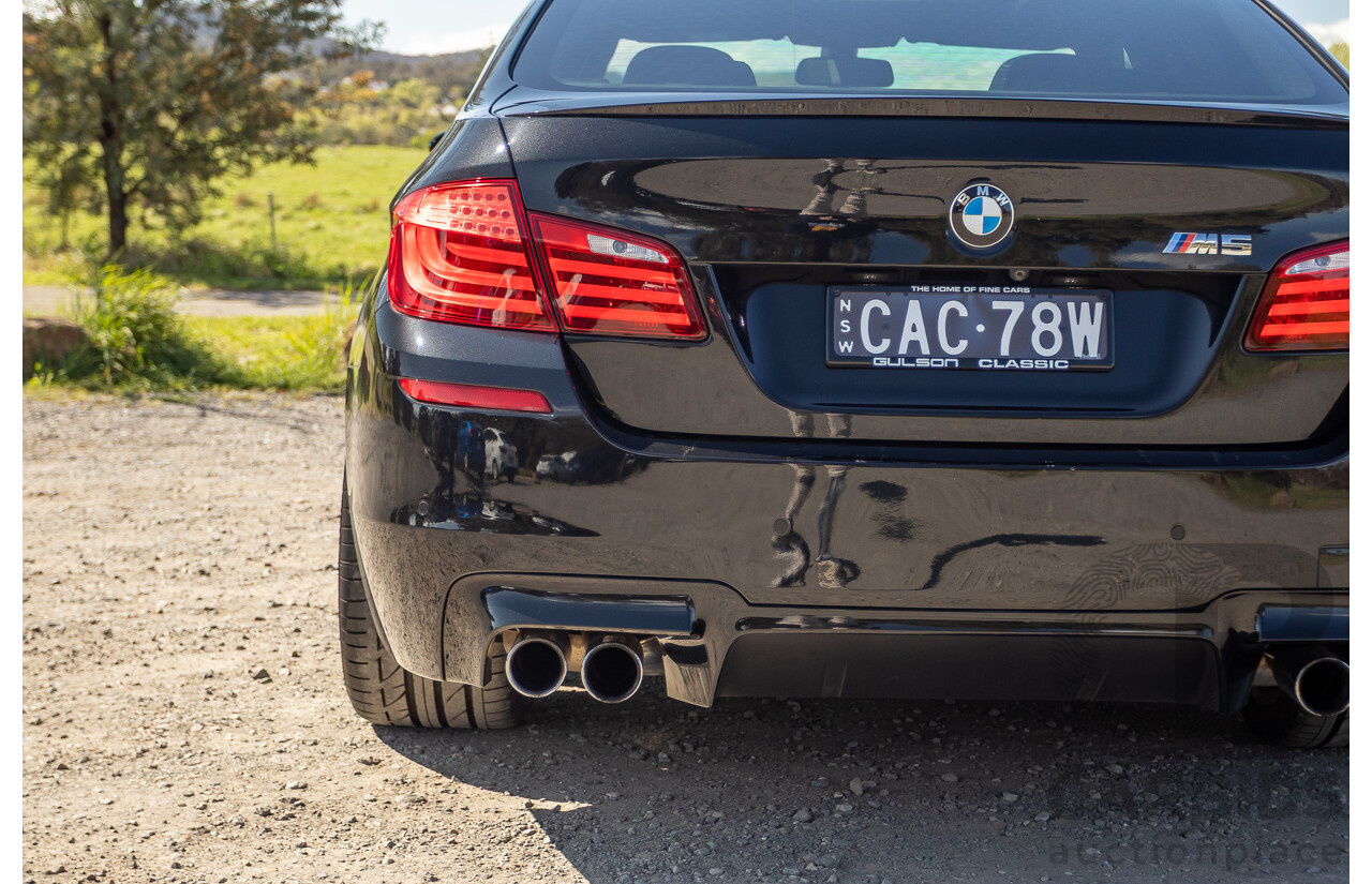 7/2012 BMW M5 F10 MY12 4d Sedan Sapphire Black Metallic Twin Turbo V8 4.4L