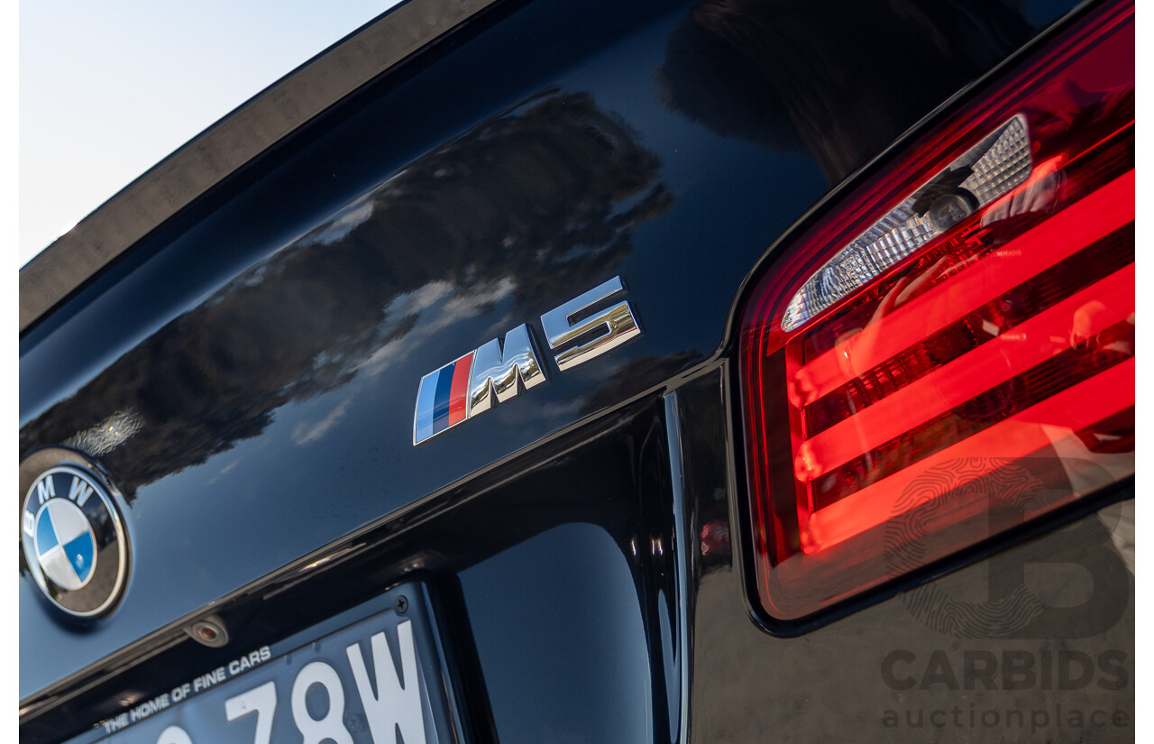 7/2012 BMW M5 F10 MY12 4d Sedan Sapphire Black Metallic Twin Turbo V8 4.4L