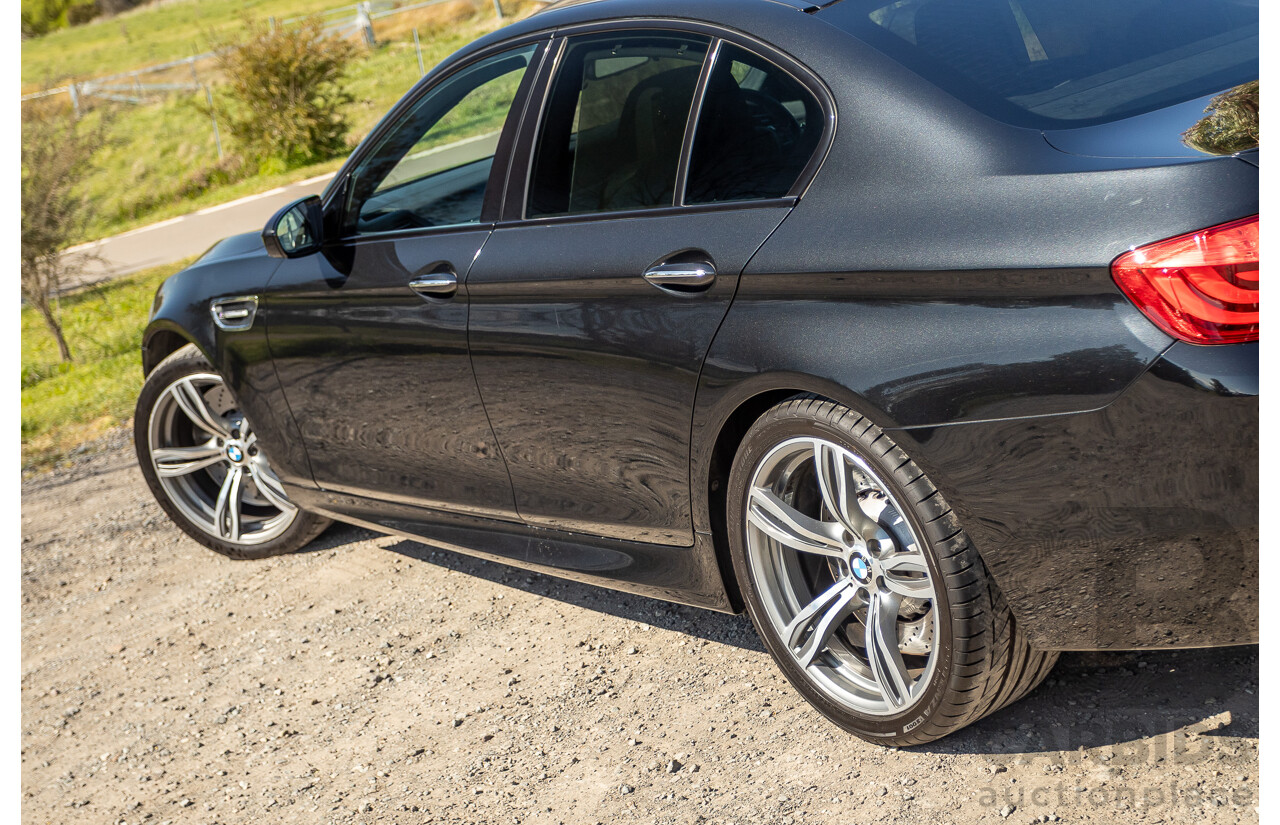 7/2012 BMW M5 F10 MY12 4d Sedan Sapphire Black Metallic Twin Turbo V8 4.4L