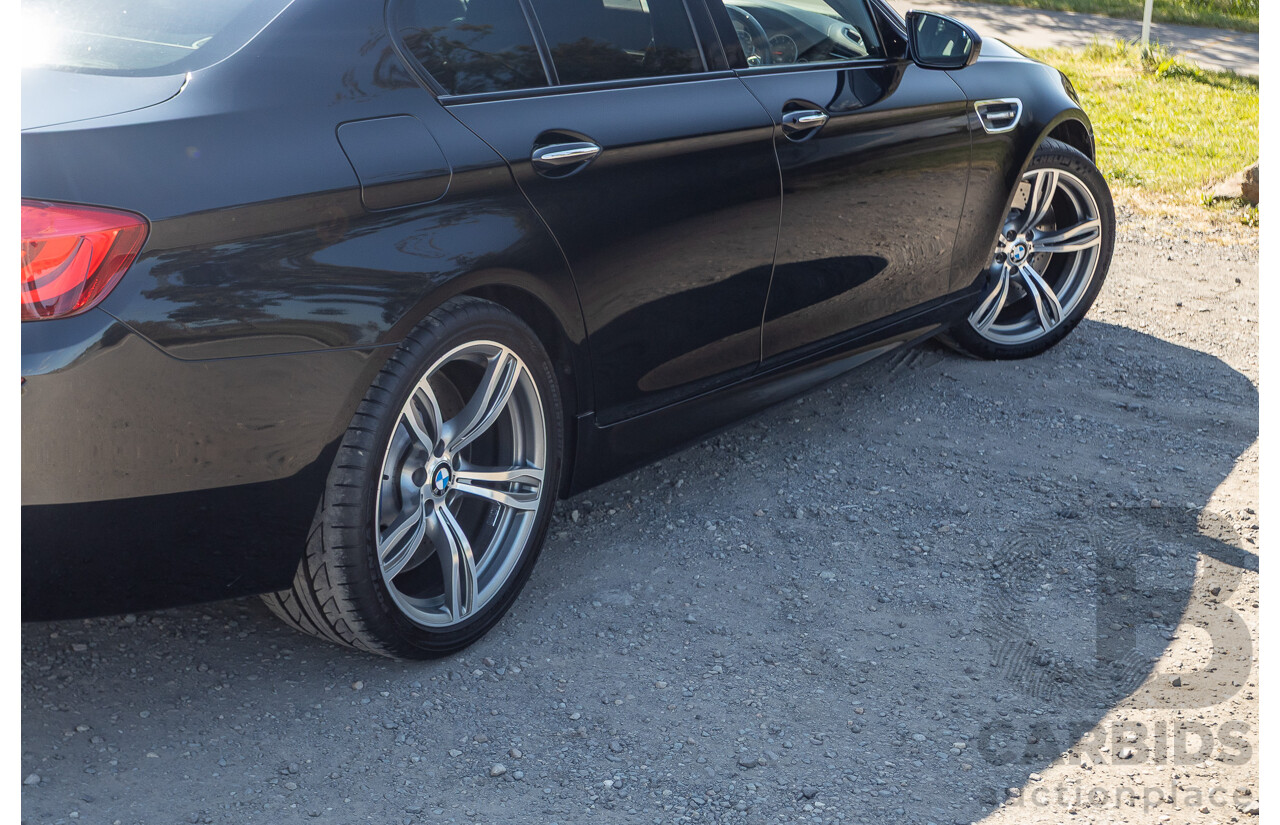 7/2012 BMW M5 F10 MY12 4d Sedan Sapphire Black Metallic Twin Turbo V8 4.4L