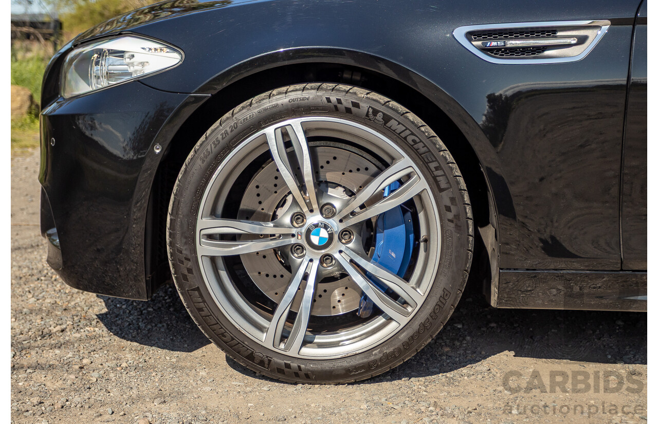 7/2012 BMW M5 F10 MY12 4d Sedan Sapphire Black Metallic Twin Turbo V8 4.4L