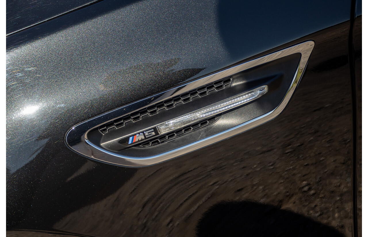 7/2012 BMW M5 F10 MY12 4d Sedan Sapphire Black Metallic Twin Turbo V8 4.4L