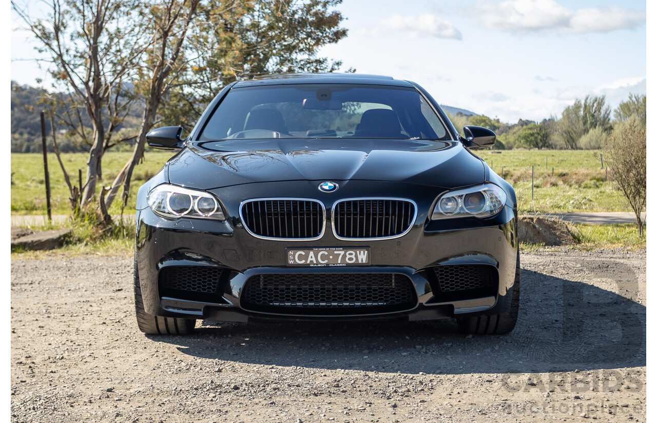 7/2012 BMW M5 F10 MY12 4d Sedan Sapphire Black Metallic Twin Turbo V8 4.4L