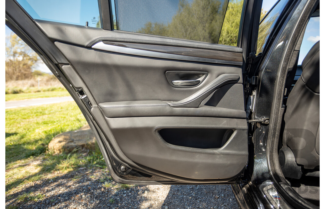 7/2012 BMW M5 F10 MY12 4d Sedan Sapphire Black Metallic Twin Turbo V8 4.4L