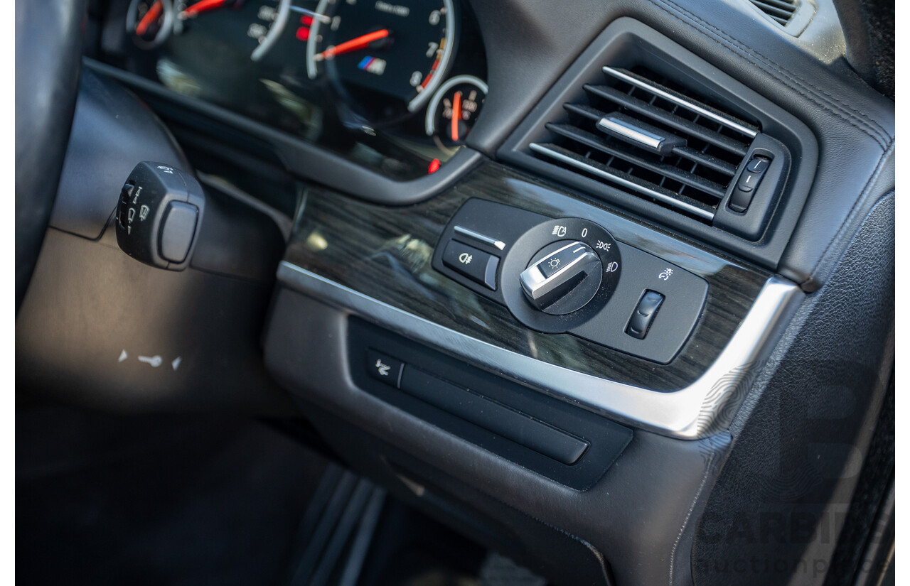 7/2012 BMW M5 F10 MY12 4d Sedan Sapphire Black Metallic Twin Turbo V8 4.4L