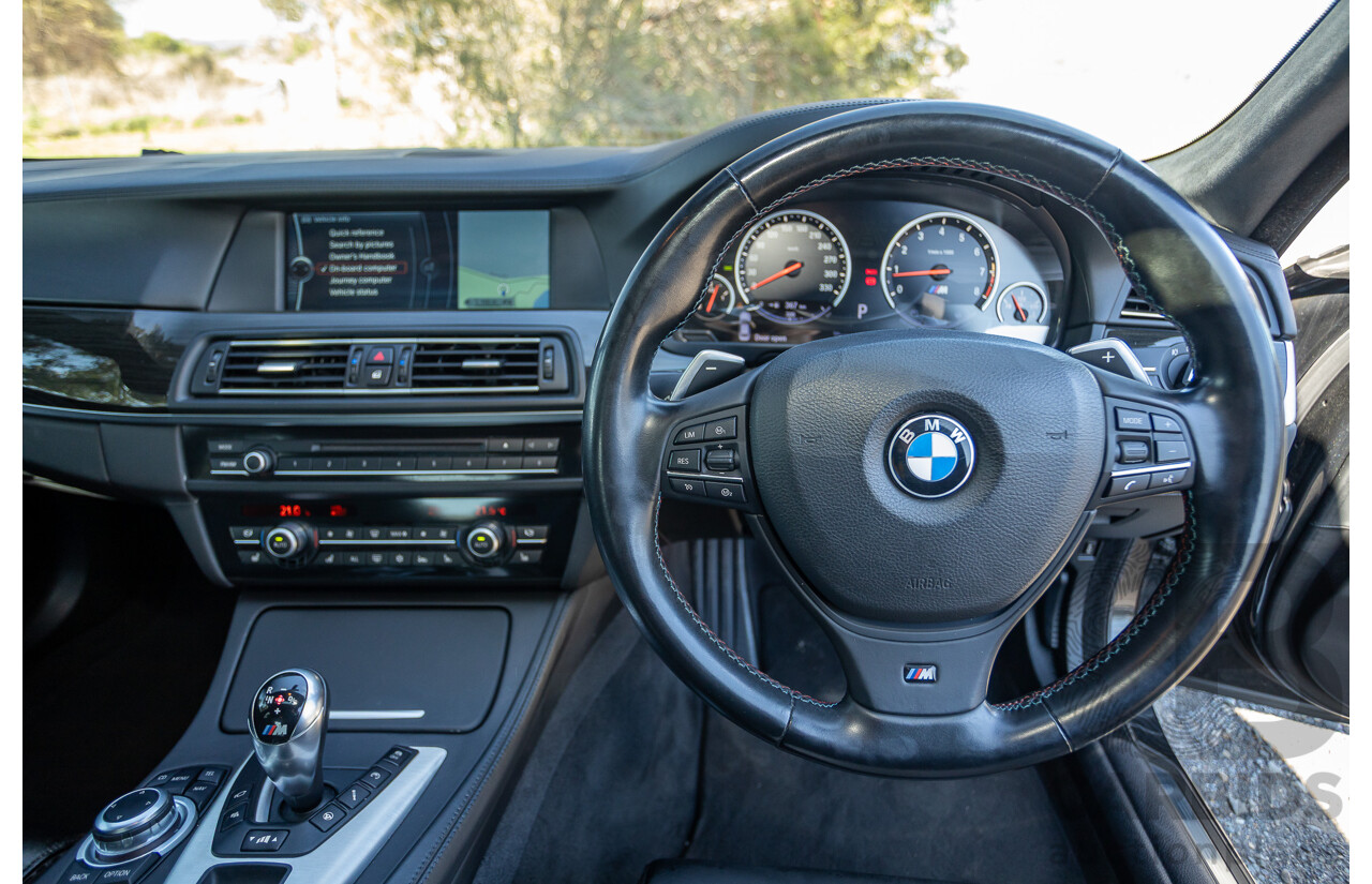 7/2012 BMW M5 F10 MY12 4d Sedan Sapphire Black Metallic Twin Turbo V8 4.4L