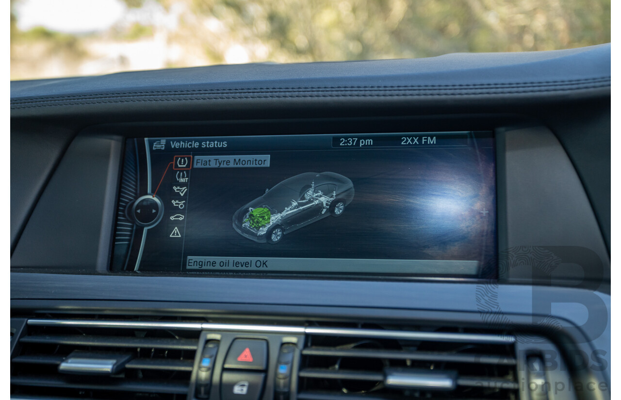 7/2012 BMW M5 F10 MY12 4d Sedan Sapphire Black Metallic Twin Turbo V8 4.4L