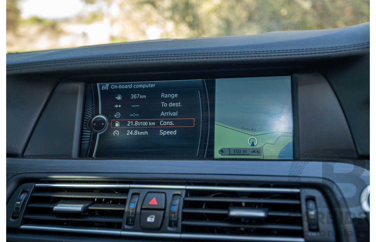 7/2012 BMW M5 F10 MY12 4d Sedan Sapphire Black Metallic Twin Turbo V8 4.4L